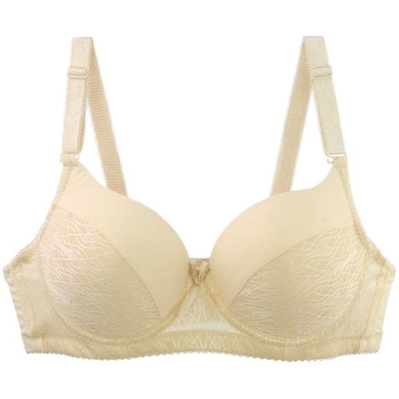 Tbopshirt Bras for Women Push Up Bra Plus Size Maternity & Nursing Solid Color Maternity Sleeping Underwear with Underwear Daily Bra