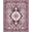 Purple, Pattern 2, variant on Design&I 8'x10' Washable Area Rug Extra Large Skid-Resistant Low Profile Purple Interlocking Para Scrollwork Bedside Inspired Alfombras for Living Room, Family