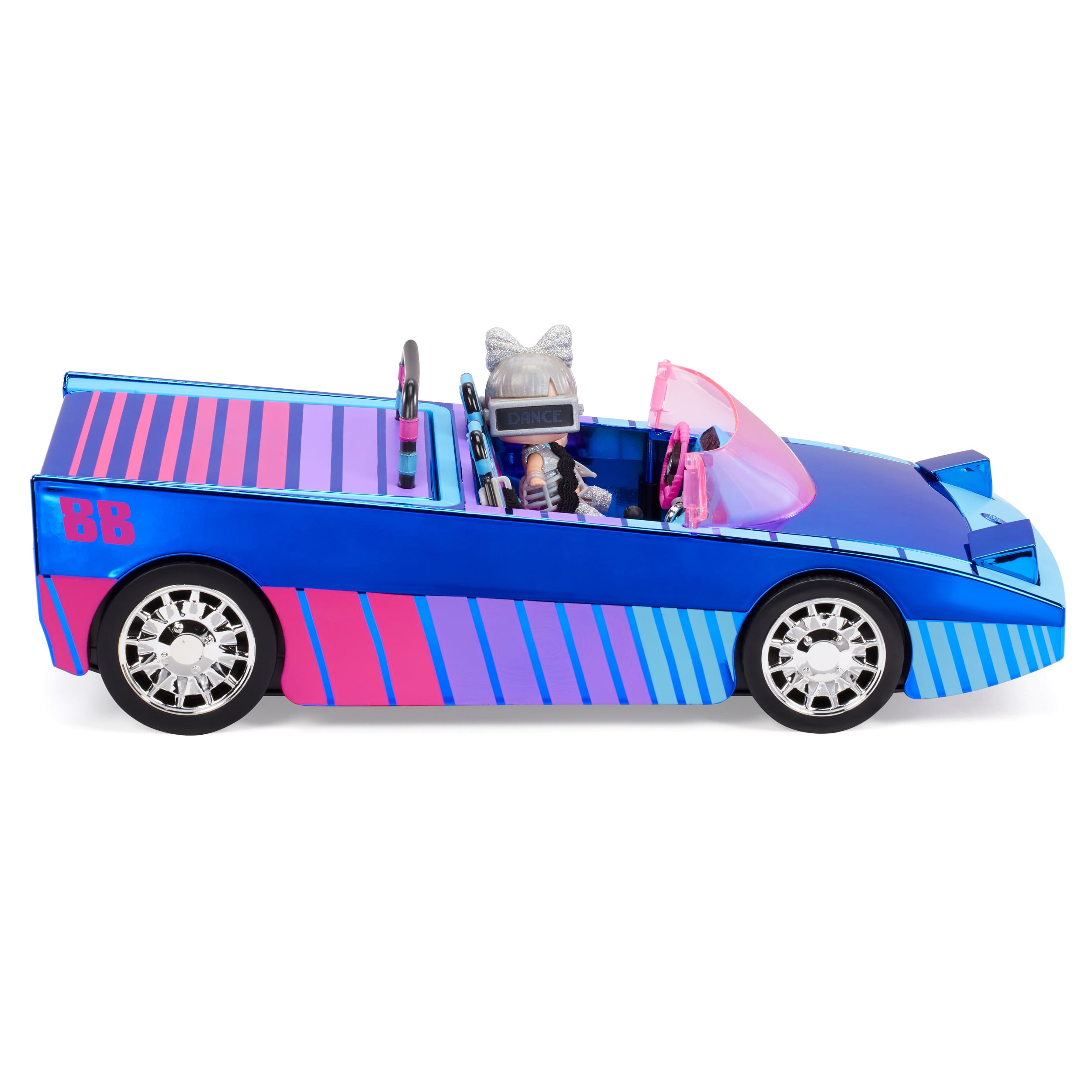 LOL Surprise Dance Machine Car With Exclusive Doll, Surprise Pool and