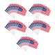 thumbnail image 1 of 50 piezas de banderas de mano decorativas, banderas impresas a una sola cara en palo, banderas pequeñas para Estados Unidos, 1 of 8