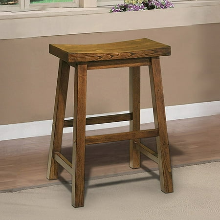 Saddle Seat Counter Stool, Honey Brown - Walmart.com Saddle Seat Counter Stool, Honey Brown - Saddle Seat Counter Stool, Honey Brown - Walmart.com