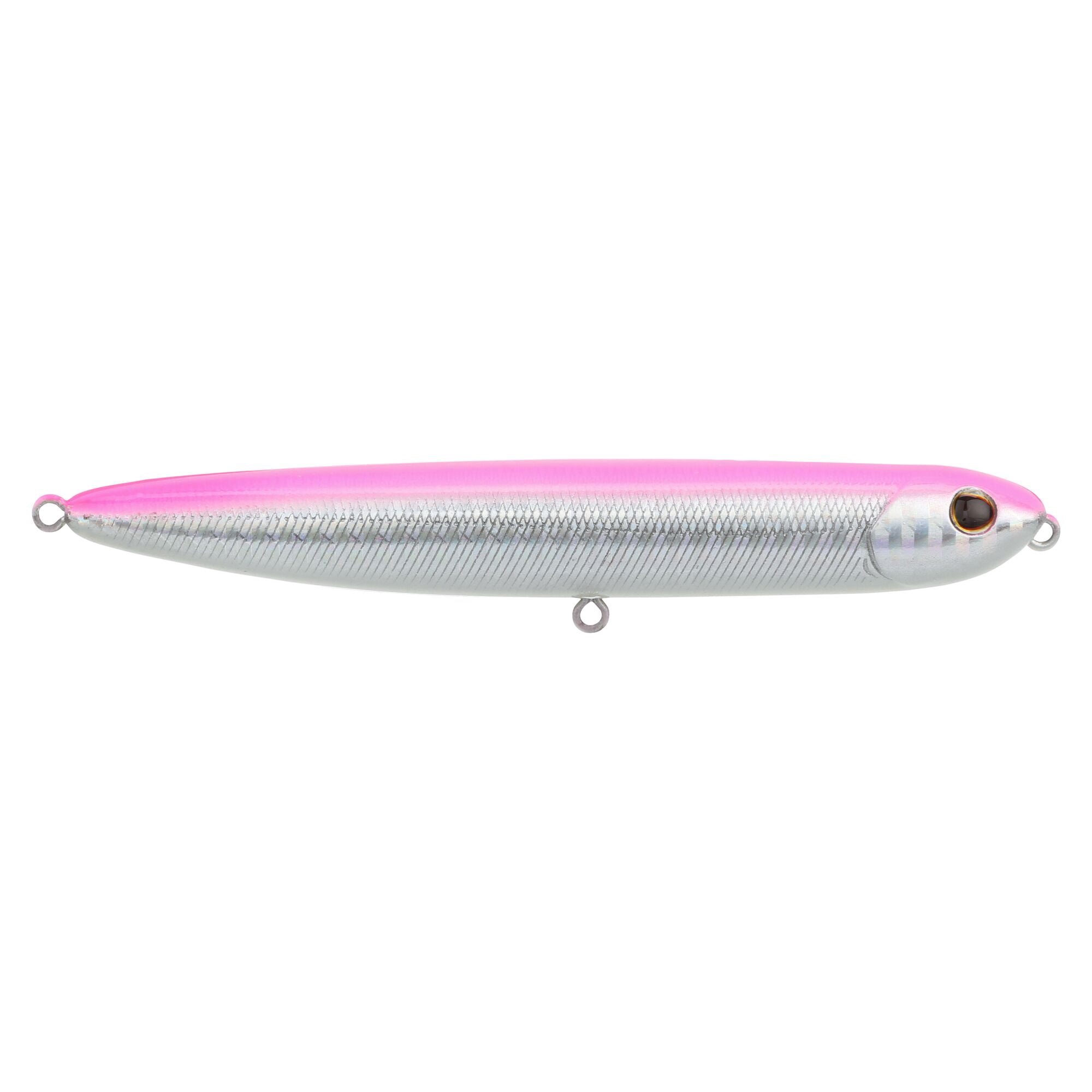 Berkley Drift Walker Saltwater, 4.3 in, Topwater Baits, Pink Silver (1 Count)
