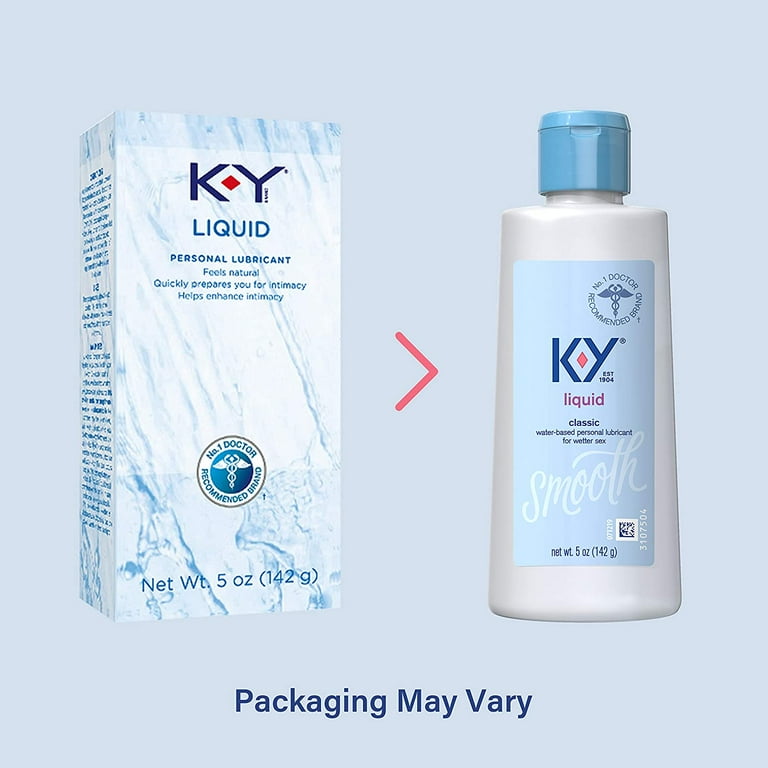 K&Y Liquid Personal Lubricant, Water-Based, Gentle Feel, Long Lasting, 5 oz  - Walmart.com