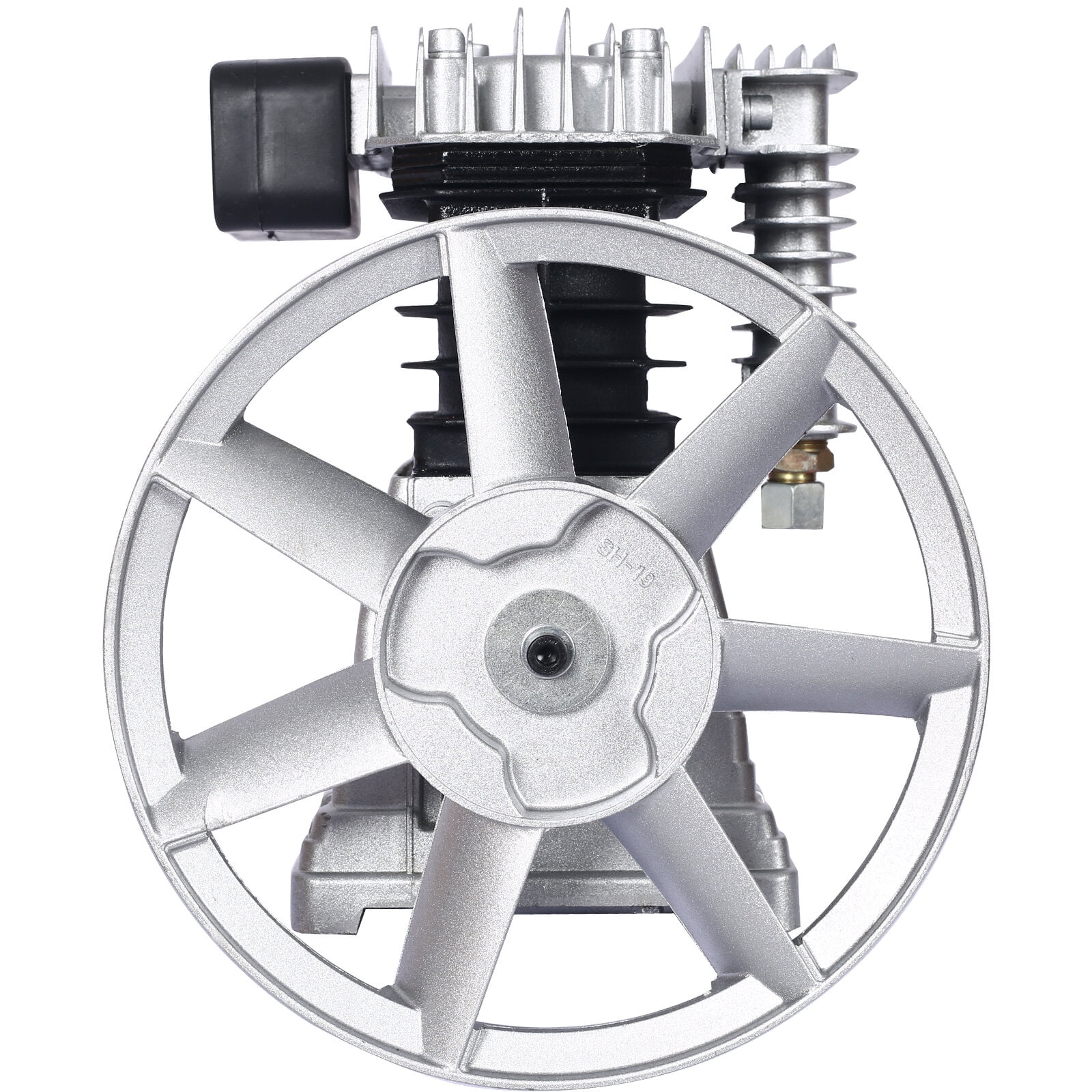 3HP Air Compressor Pump Head - 2.2KW Aluminum Piston Replacement Pump, 115 PSI Max Pressure, 7.06 CFM Air Flow, 120V for Industrial & Workshop Use