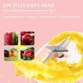 thumbnail image 2 of Portable Blender, 500ml Capacity Blender USB Portable Blender with 6 Blades Design Transparent Bottle Mini, 2 of 8