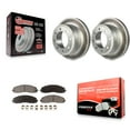 thumbnail image 1 of Transit Auto Rear Coated Disc Brake Rotors and Semi-Metallic Pads Kit for Car Ford F-350 Super Duty F-250 KGF-101291, 1 of 11