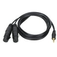thumbnail image 3 of Microphone Cord, Environmental  XLR To 3.5mm Y Splitter Cable  for Live Performance for Studio, 3 of 7