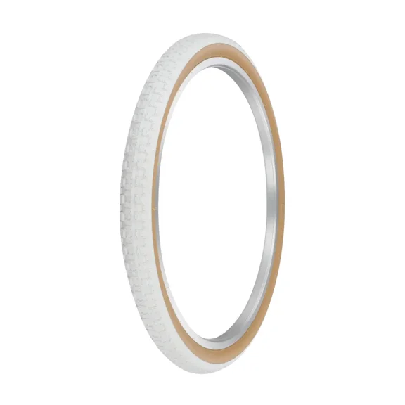 PRO  Bicycle Tire 24" X 1.75" White/Gum Sidewall Comp III Tread Tire Bmx Bike