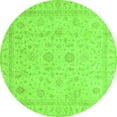 thumbnail image 1 of Ahgly Company Indoor Round Oriental Green Traditional Area Rugs, 6' Round, 1 of 4