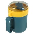 1Pc 500ml Breakfast Cup Household Milk Cup Portable Soup Cup with Spoon