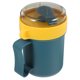 thumbnail image 3 of 1pc 500ml Taza de desayuno Copa de leche de leche Copa de sopa portátil con cuchara (azul), 3 of 5