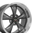 thumbnail image 5 of New 18 inch Aluminum Wheel for 94-04 Ford Mustang Anthracite Black Machined Rim, 5 of 6