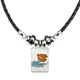 thumbnail image 1 of pescado bola china hong kong collar a mano colgante de cuerda de cuero Unbranded M, 1 of 3