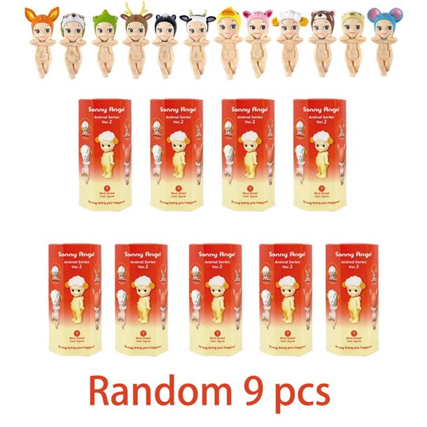 Caja ciega de Sonny Angel, hippers tumbado, figuras de acción, lindo juguete sorpresa misterioso Kawaii, modelo de Anime, muñeca para niños, Navidad