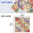 thumbnail image 2 of Iauyy Satin Napkins Set of 4- Watercolor Flower DIY Printing Decoration Cloth Napkin- Easy Care for Home/Party, 2 of 8