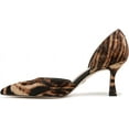 thumbnail image 4 of Sam Edelman Victoria Tiger Brown Multi Slip On Pointed Toe Stiletto Heeled Pumps (Tiger Brown Multi, 5.5), 4 of 6