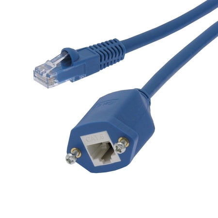 SF Cable Panel-Mount Cat6 Ethernet Cable  1 feet - Blue price history on PriceWatchPro