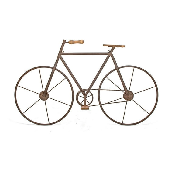 Tripar International 47" Brown and Beige Urban Vintage Bicycle Wall Decor