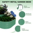 thumbnail image 5 of 30" Deep Root Zone Raised Garden Bed – Open-Base Galvanized Steel Planter Box, Snap Assembly & Expandable Design for Healthier Vegetables/Herbs/Flowers (5x3.5x2.5ft, Family Gardening Kit), 5 of 6