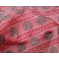 thumbnail image 4 of oneOone Silk Tabby Fabric Leaves & Lotus Block Print Fabric By Yard 42 Inch Wide, 4 of 4