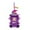Dark Purple, variant on Cartoon Cute Doll Plush Toy Keychain Small Pendant