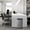 Grey, variant on Ourlova 13 Gallon / 50 Liter Motion Sensor Trash Can, Smart Trash Can with Lid, Rectangular Automatic Garbage Can with Handle, Touchless Trash Bin for Kitchen Office Living Room Bathroom, White