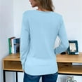 thumbnail image 5 of Womens Solid Button Down Long Sleeve Classic V Neck Knit Cardigan Sweater, 5 of 5