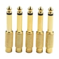 thumbnail image 4 of 5×6.5 Convertor Gold-Plated Audio Adapter Connector 6.35 To for Rca Female 6.5 To Av B, 4 of 8
