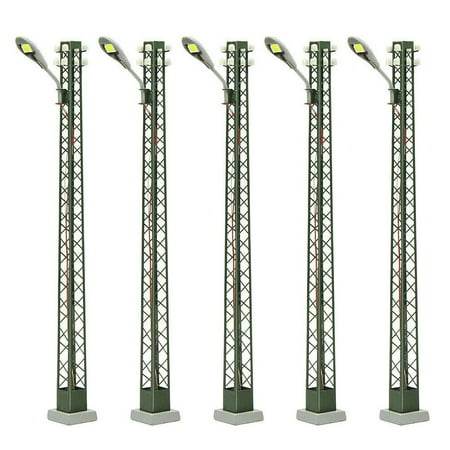 

Gauge H0 Light Lamp LED Lattice Mast Light Layout LED Lamp Model Railway Lights