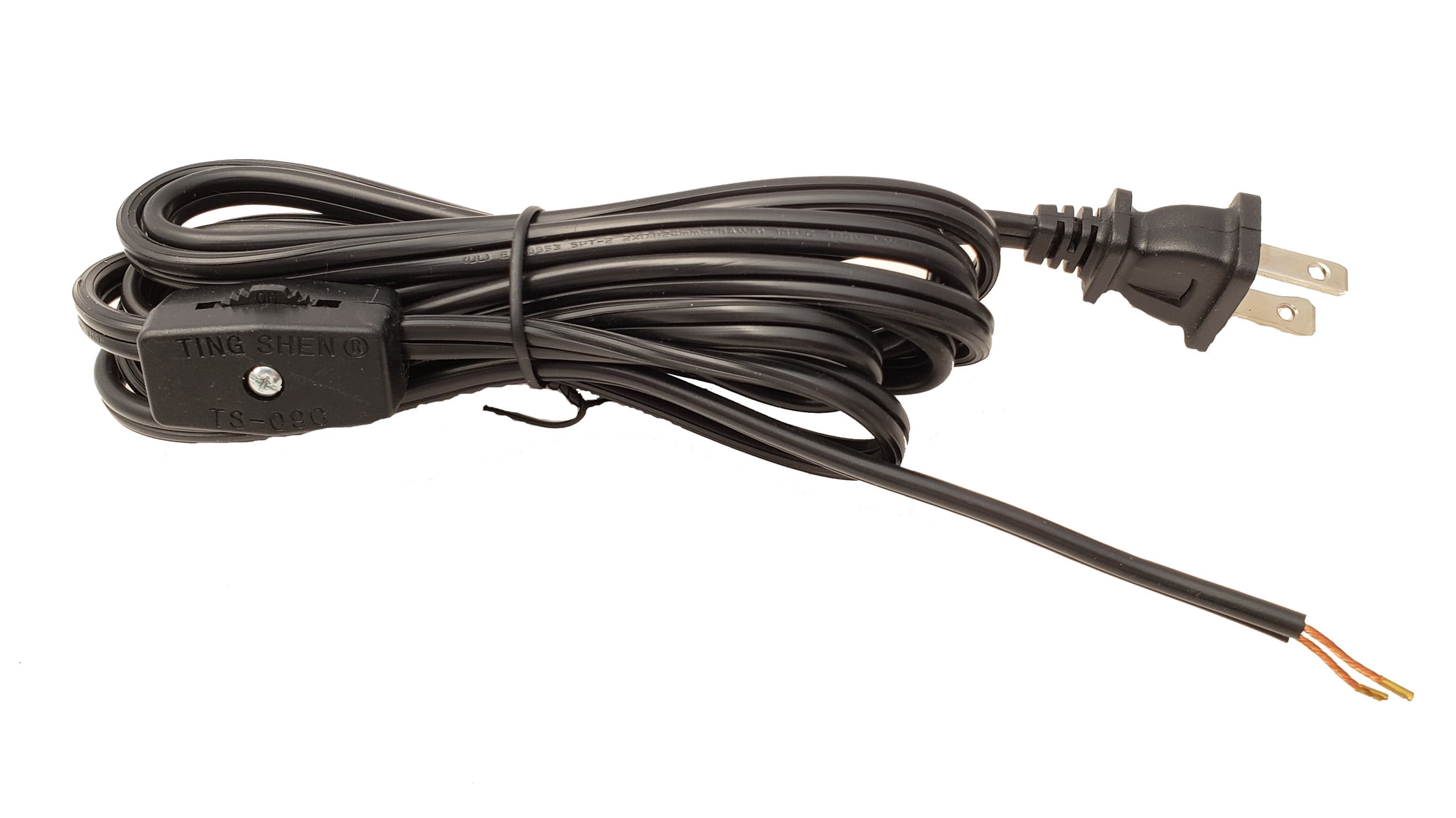 B&P Lamp Cord Set W/Rotary OnOff Switch, Spt1 Cord Size