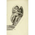 thumbnail image 2 of Elizabeth Murray 13x18 Black Ornate Wood Framed Double Matted Museum Art Print Titled - Angel Seated by Tomb, 2 of 5