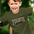 thumbnail image 2 of Fourth Grade Camo Shirt for Boys and Girls Back to School Woodland Camouflage Kids Tee Military Green Shirt 5-6, 2 of 8