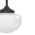 thumbnail image 5 of Hunter - Saddle Creek 1-light Noble Bronze, Small Pendant Light, Dimmable, Schoolhouse Style, Schoolhouse Shaped, for Bedrooms, Dining, Living Rooms - 19032, 5 of 9