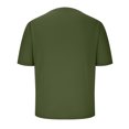 thumbnail image 4 of S-4X Plus Size T Shirts for Men Big & Tall Short Sleeve V Neck Tees Tops Mens Trendy Solid Color Stretchy Slim Pullover Going-Out Muscle Tshirts Shirt, 4 of 6