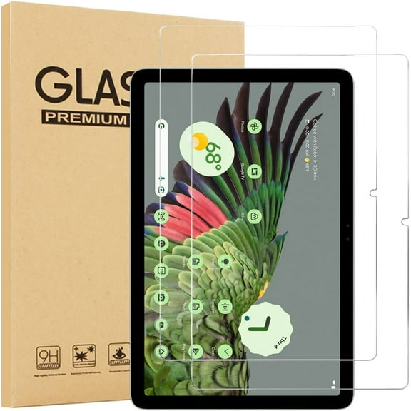 2 Pack EliteGadget Glass Screen Protector For Google Pixel Tablet (11 inch) 2023 released Anti Scratch 9H Hardness Tempered Glass Screen Protectors