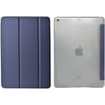 thumbnail image 5 of DuraSafe Cases iPad PRO 11 Inch 2nd 3rd 4th Gen A2228 A2068 A2230 A2231 Smart Trifold Lightweight Soft Silicone Transparent Front & Back Cover - Navy Blue, 5 of 8