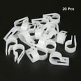 thumbnail image 2 of 20Pcs Nylon R-type Clamp Organizer Cord Clips for Wire Fit Cable Dia 15-19mm R19, 2 of 3