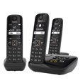 thumbnail image 1 of Teléfonos inalámbricos Gigaset A694A Trio con contestador automático negro, 1 of 7