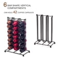 thumbnail image 3 of Soporte Para Cápsulas De Café Estante Vertical De Metal Para Cápsulas De Café Con 42 Cápsulas De Café Methold HA026275-02, 3 of 5