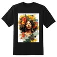 thumbnail image 2 of Plus Size Shirt for Women Black Tops for Women Short Sleeves Shirt for Women African Woman T Shirt Crewneck Shirt for Women XS, 2 of 5