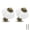 White, variant on Minzimin Pumpkin Knobs 2 Pack Ceramic Cabinet Knobs Vintage Drawer Pulls - Antique Dresser Pulls with Screws for Closet Drawer Cupboard Cabinet and DIY Home Project