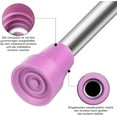 thumbnail image 6 of 4 Pack Replacement Rubber Cane Tips 3/4 Inch Heavy Duty Rubber Crutch Tips Non Slip Walker Tips for Walkers Commodes Shower Chairs Canes Leg (Pink), 6 of 9