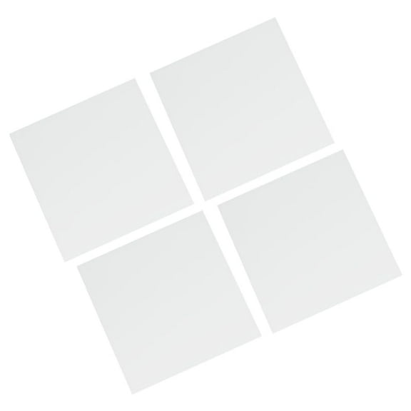 Kiven Led Light Cover,Lampshade Diffuser White Acrylic Diffuser,11.8 in Square Diffuser, LED Light Blocking Stickers for Recessed Light/Can Light, Spotlight