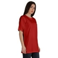 thumbnail image 2 of Inkmeso T-Shirt Basique en Coton Col Rond pour Femmes Coupe Ample Décontractée Long Tee Top, 2 of 8