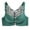A11010-Green, variant on Women Wire-Free Push Up Bra Seamless Front Closure Lace Butterfly Daily Bra Wine 4295B