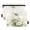Dragonflies with White Daisies, variant on 2 Pack Flip Folders with Clear PVC Window Binder Pouches 3-Ring Binder Organizer for Office & Home Dragonflies with White Daisies