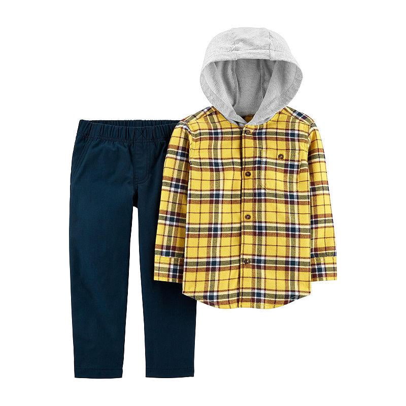 Carters Baby Boys 2-Pc. Cotton Plaid 