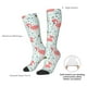 thumbnail image 4 of Fotbe Cute Flamingo Calcetas Divertidas Estampadas para Hombre y Mujer, Calcetas de Algodón hasta la Rodilla para Caminar, Correr, Enfermería y Embarazo, 4 of 6