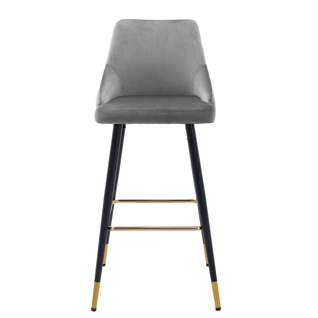 Buy Duhome Elegant Lifestyle 30 Velvet Bar Stools Set of 2, Modern Counter Height Bar Stool With