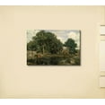 thumbnail image 3 of wall26 - Forest of Fontainebleau by Jean-Baptiste-Camille Corot - Canvas Print Wall Art Famous Painting Reproduction - 16" x 24", 3 of 5